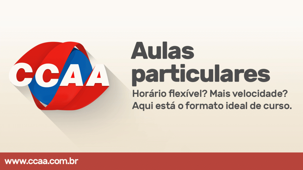 Aulas Particulares de Inglês e Espanhol – CCAA